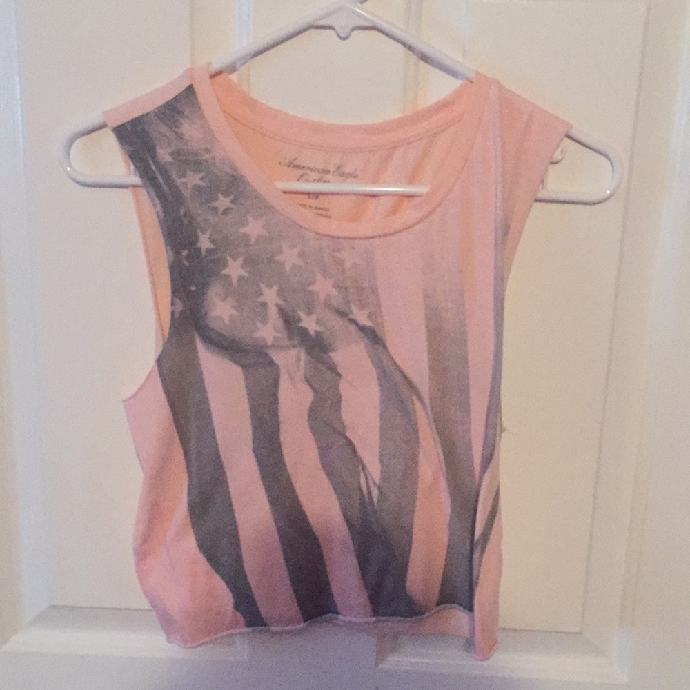 Pink crop top